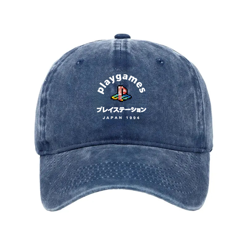 Modecanvas Play Games Japan Washed Cap-modecanvas