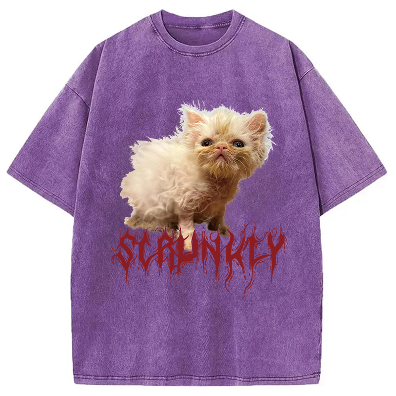 Modecanvas Scrunkly Wisp DTG Printing Washed T-Shirt