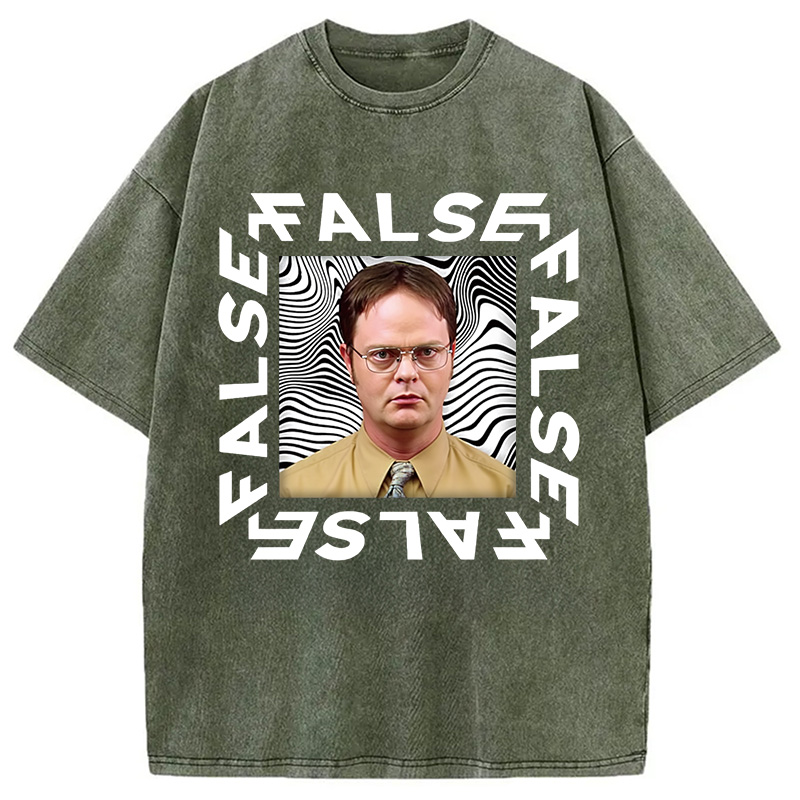 Modecanvas The Office Dwight False Washed T-Shirt