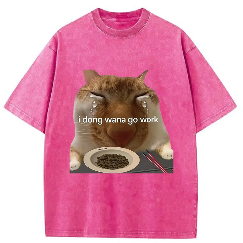 Modecanvas I Dong Wana Go Work Washed T-Shirt