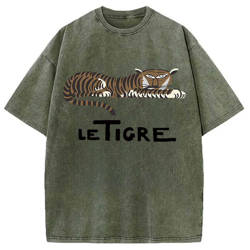 Modecanvas Le Tigre Washed T-Shirt