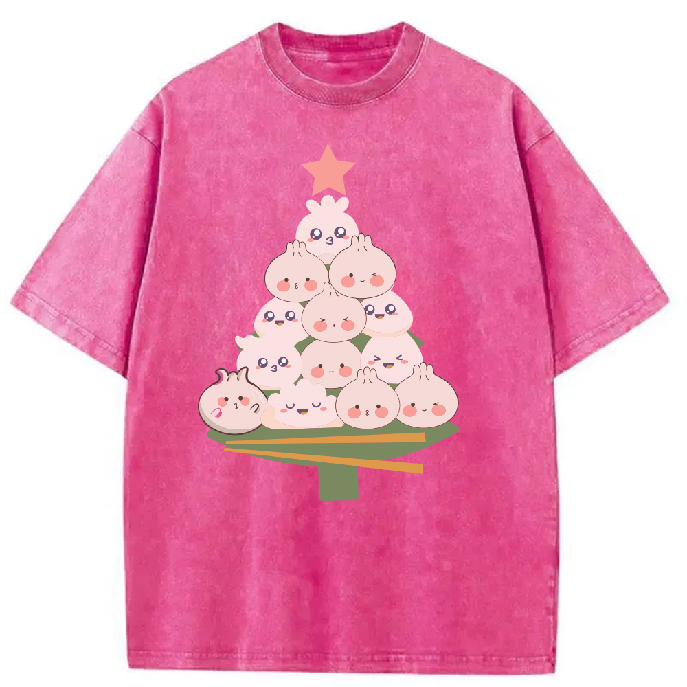 Modecanvas Bao Christmas Washed T-Shirt