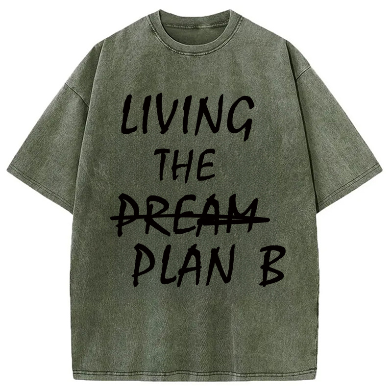 Modecanvas Implement Plan B DTG Printing Washed T-Shirt-modecanvas