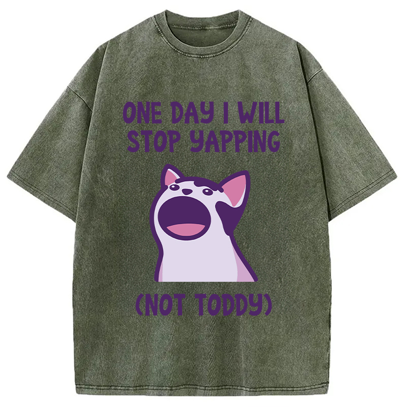 Modecanvas Yapping Washed T-Shirt