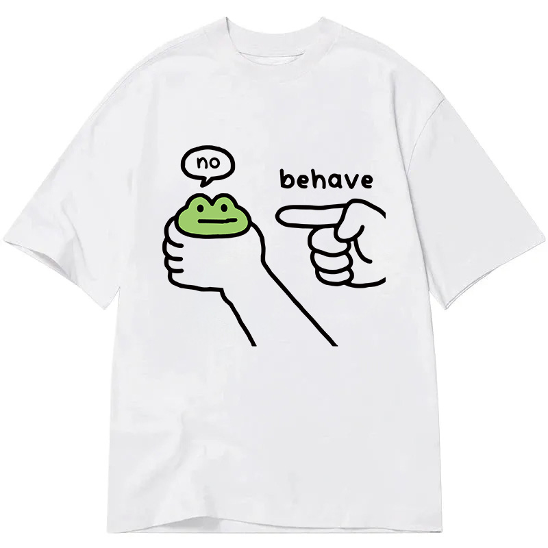 Modecanvas Dishonest Frog DTG Printing Classic T-Shirt-modecanvas