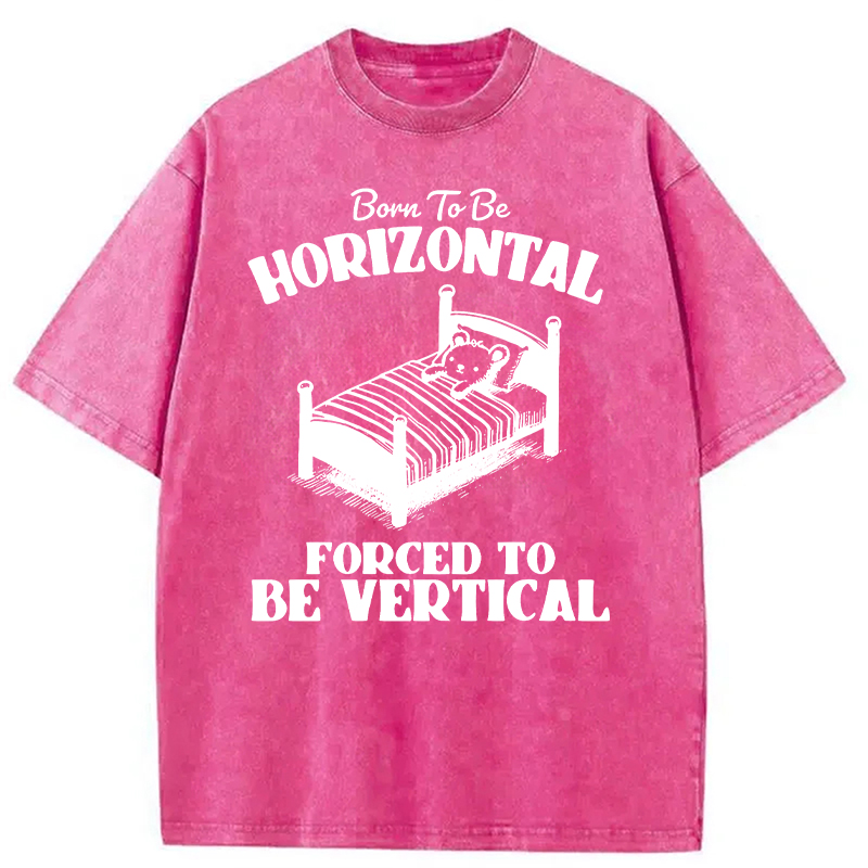 Modecanvas Mental Health Retro Meme DTG Printing Washed T-Shirt