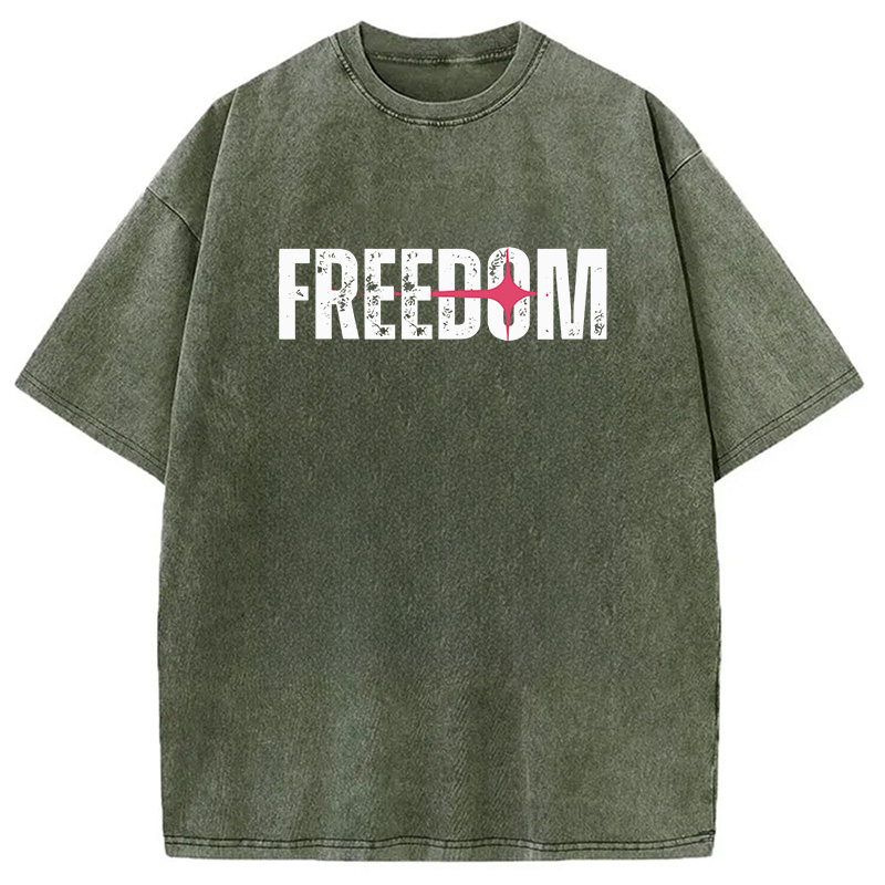 Modecanvas Freedom DTG Printing Washed T-Shirt