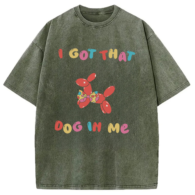 Modecanvas Clowncore Meme DTG Printing Washed T-Shirt