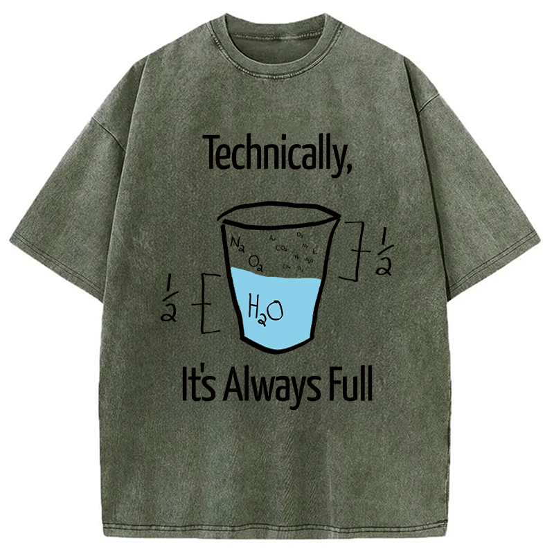 Modecanvas Science Is Optimistic DTG Printing Washed T-Shirt
