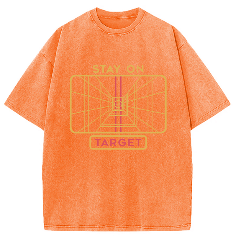 Modecanvas Stay On Target DTG Printing Washed T-Shirt
