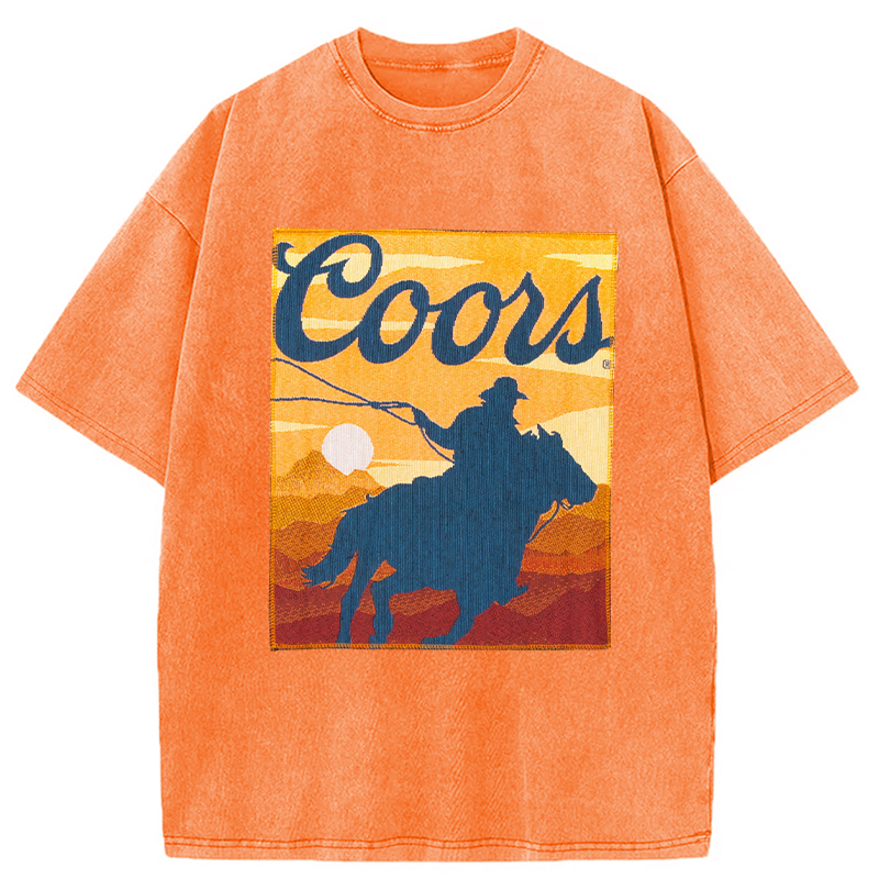 Modecanvas Coors DTG Printing Washed T-Shirt