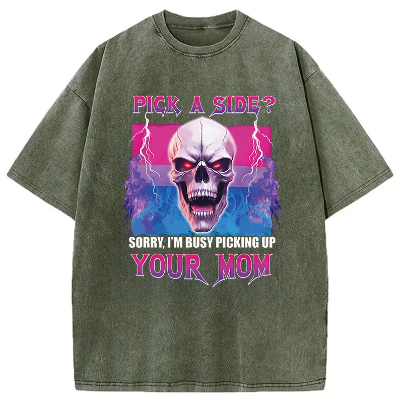 Modecanvas Pick A Side? DTG Printing Washed T-Shirt