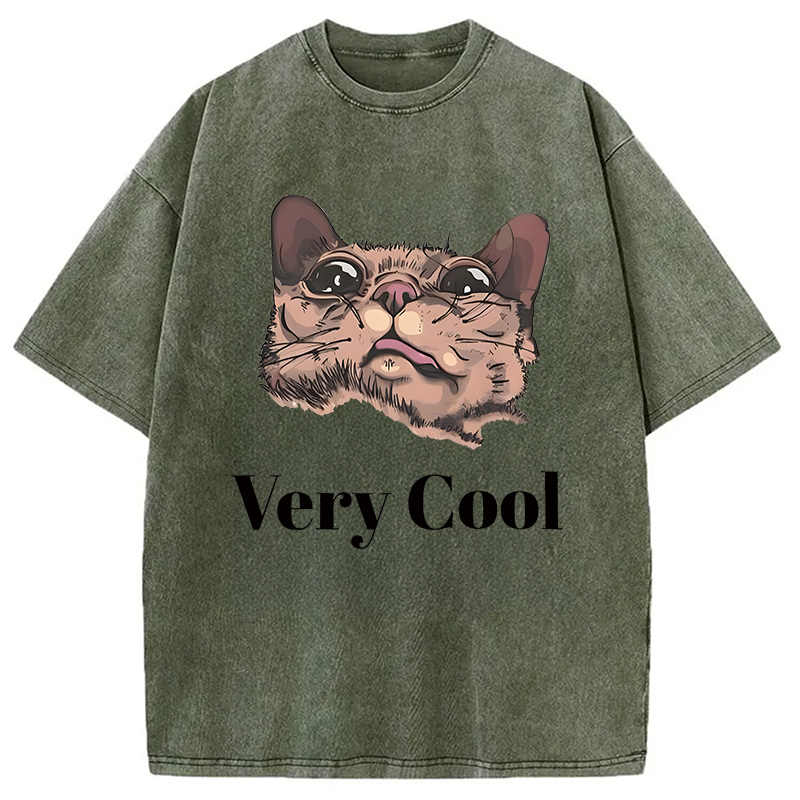 Modecanvas Gumbus Very Cool DTG Printing Washed T-Shirt