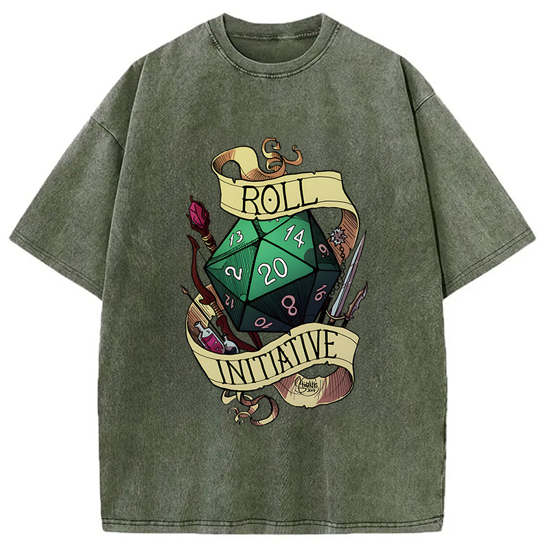 Modecanvas Roll Initiative DTG Printing Washed T-Shirt