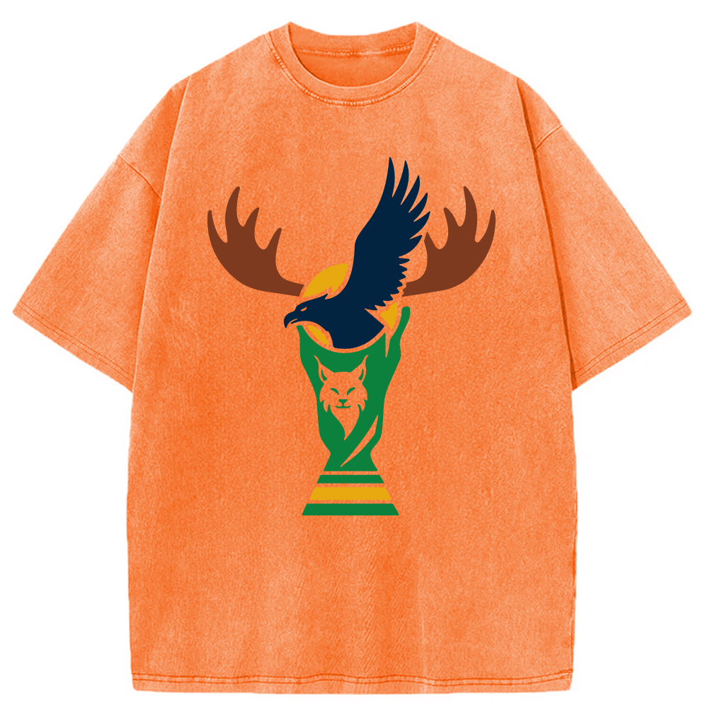 Modecanvas World Cup Peak Competition Legacy DTG Printing Washed T-Shirt