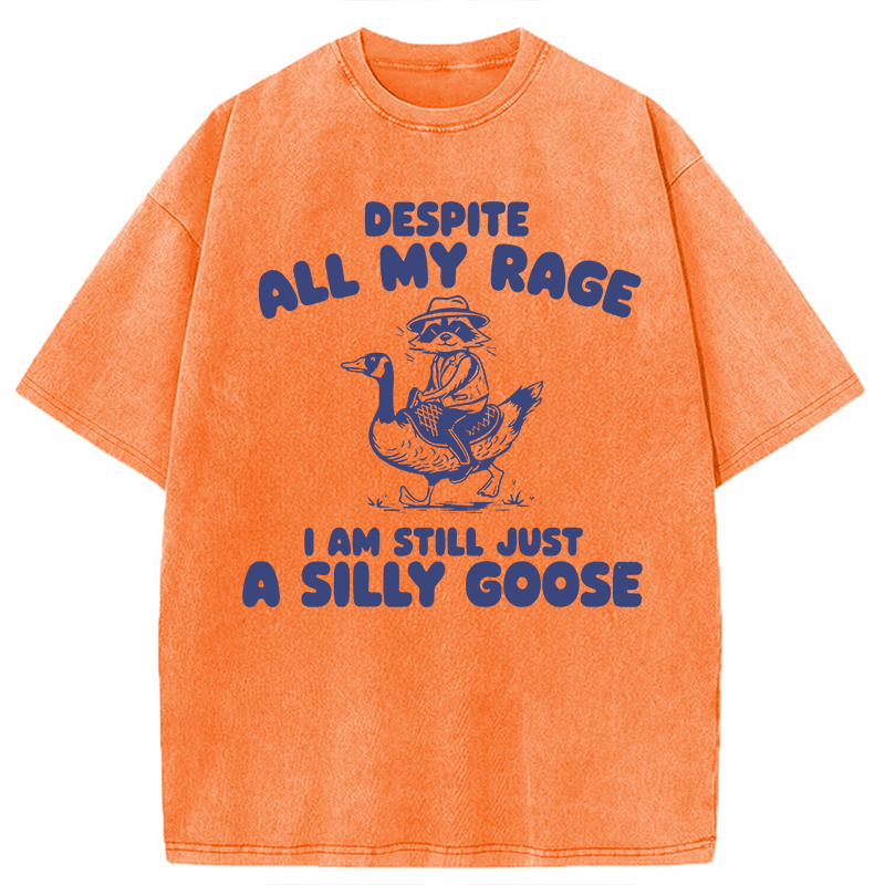 Modecanvas A Silly Goose DTG Printing Washed T-Shirt