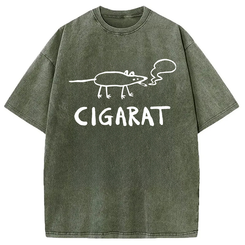 Modecanvas CIGARAT DTG Printing Washed T-Shirt