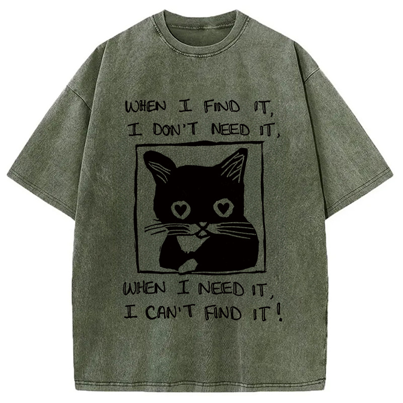 Modecanvas Life Rules DTG Printing Washed T-Shirt
