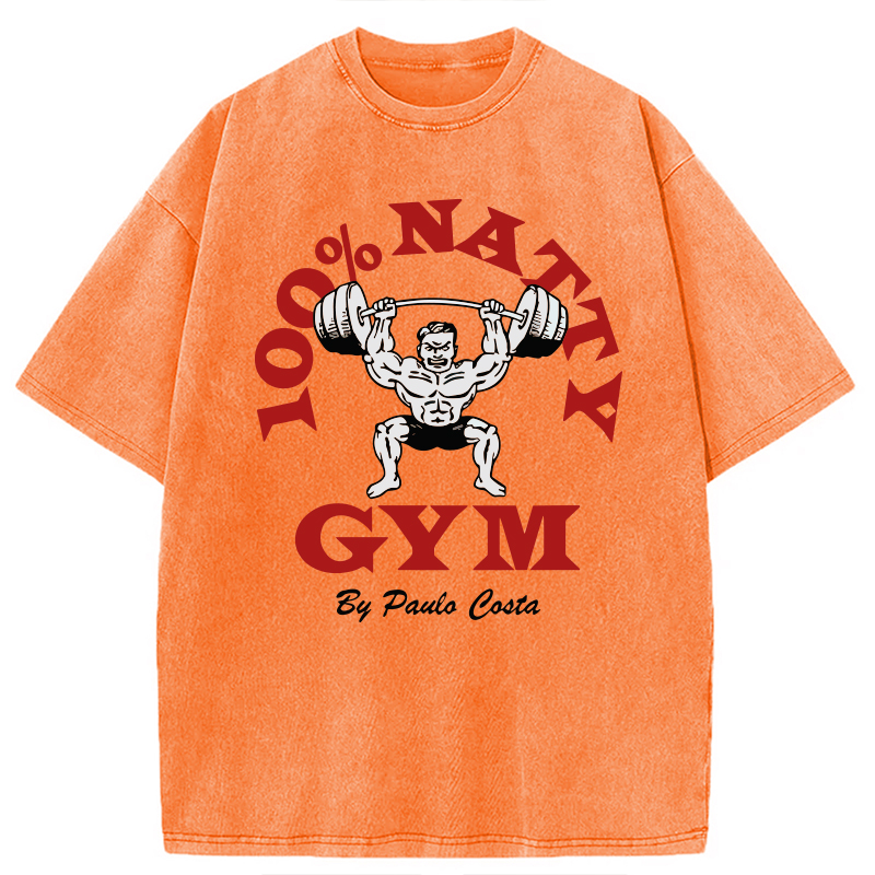 Modecanvas 100% Natty Gym DTG Printing Washed T-Shirt