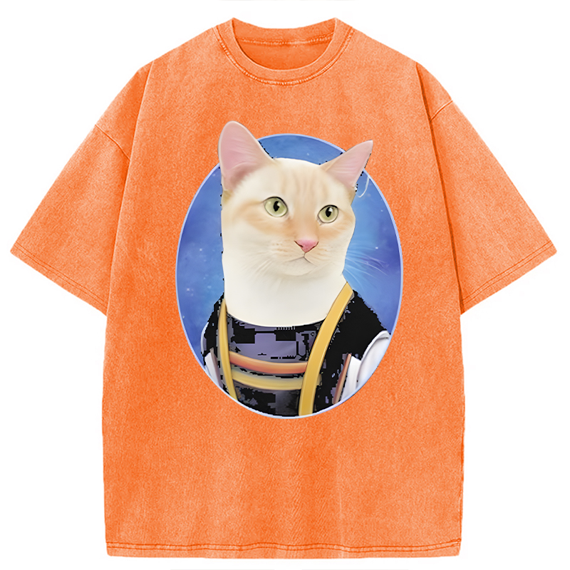 Modecanvas Doctor Mew DTG Printing Washed T-Shirt