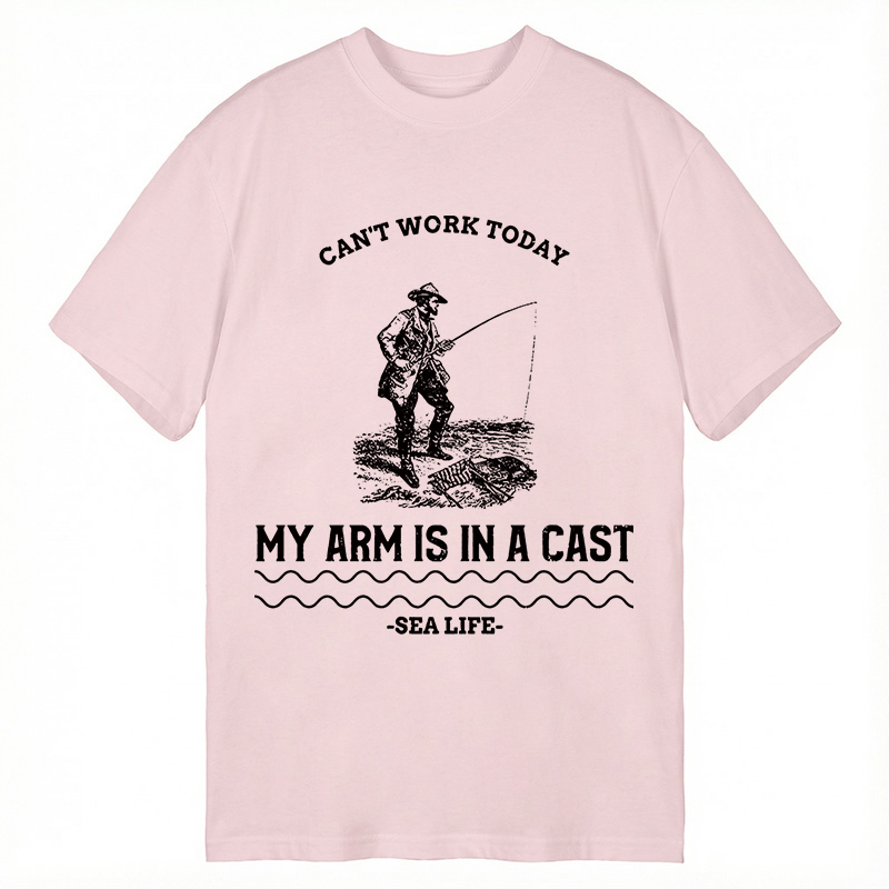 Modecanvas I Cant Work My Arm Is In A Cast DTG Printing Classic T-Shirt-modecanvas