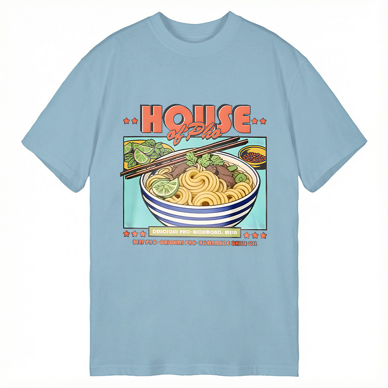 Modecanvas House of Pho DTG Printing Classic T-Shirt-modecanvas