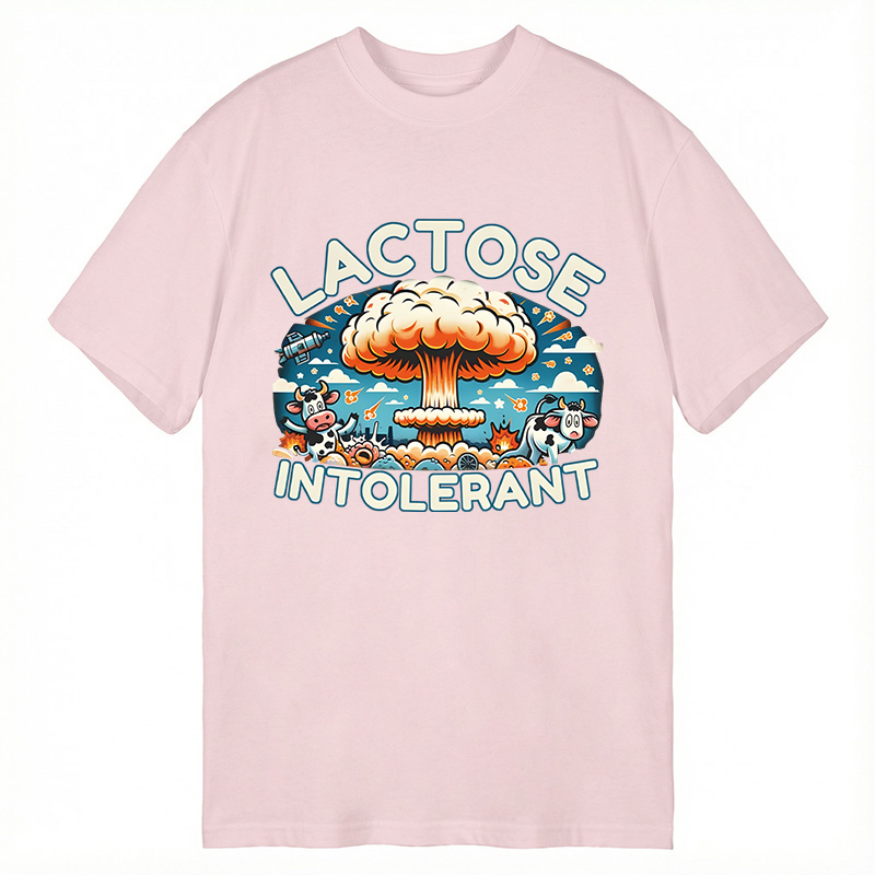 Modecanvas Lactose Intolerant Funny Meme DTG Printing Classic T-Shirt-modecanvas