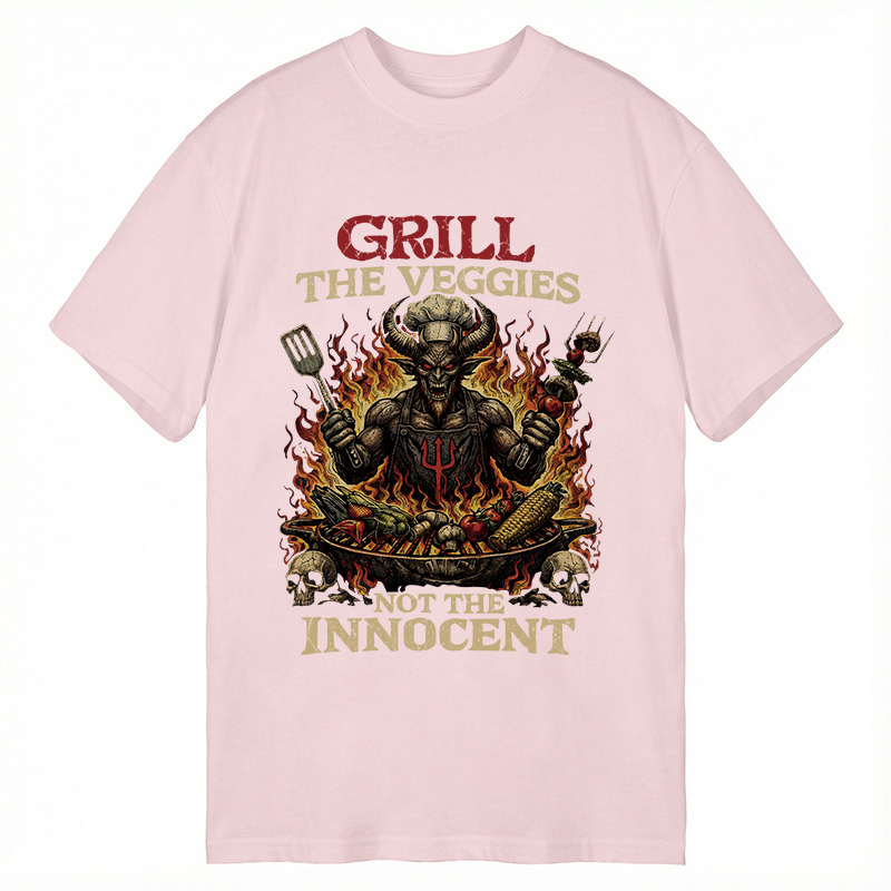 Modecanvas Heavy Metal Vegan Vegetarian DTG Printing Classic T-Shirt-modecanvas