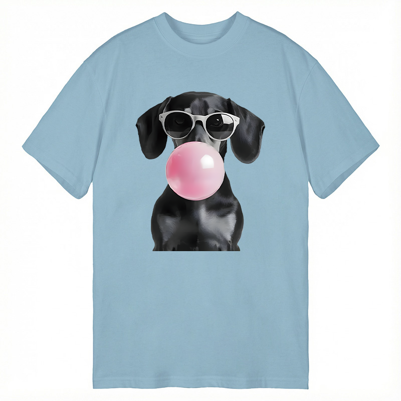 Modecanvas Dachshund Vintage DTG Printing Classic T-Shirt-modecanvas