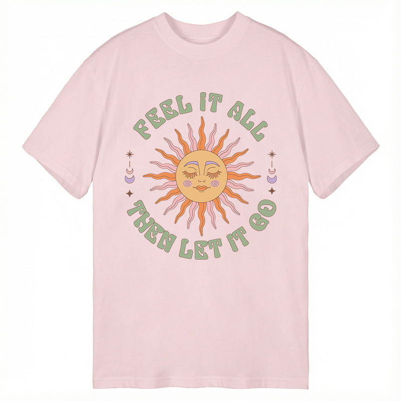 Modecanvas Breathe?and ?Release ?Artistic DTG Printing Classic T-Shirt-modecanvas