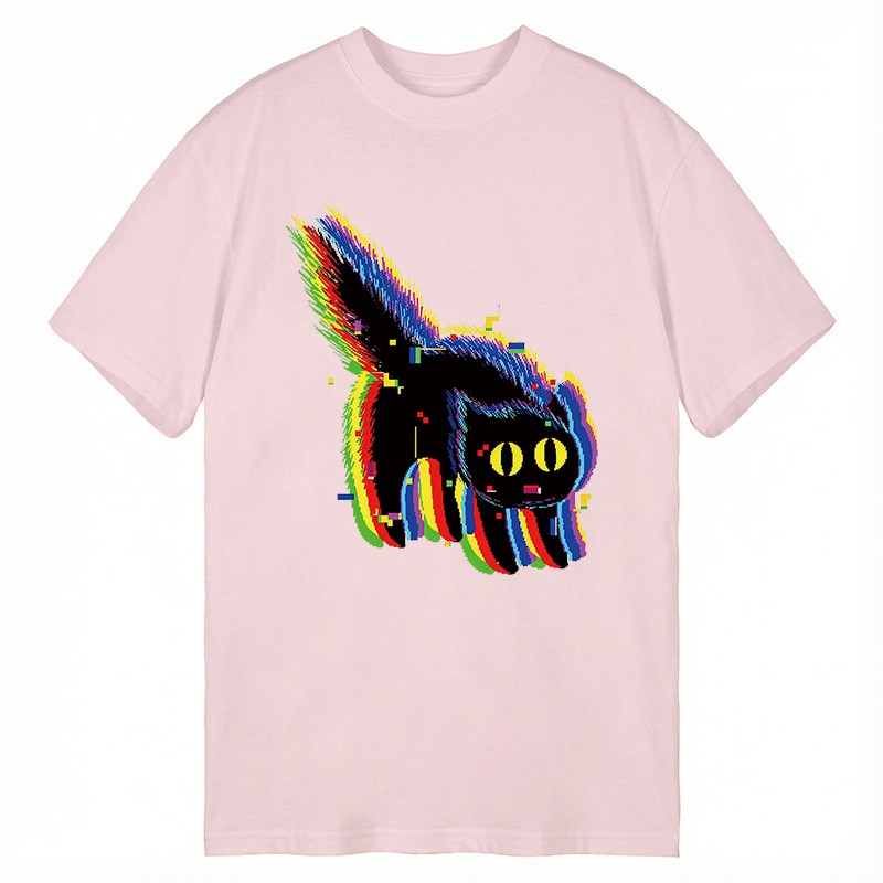 Modecanvas Technicat Glitch DTG Printing Classic T-Shirt-modecanvas