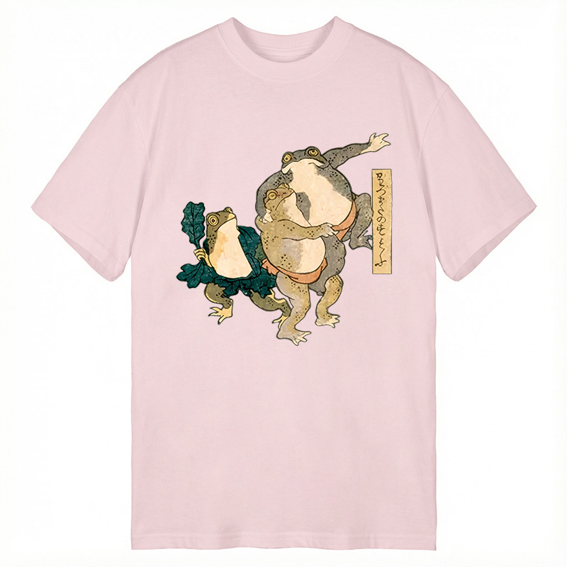 Modecanvas Sumo Frogs Japan DTG Printing Classic T-Shirt-modecanvas
