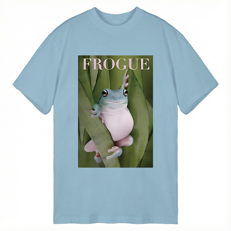 Modecanvas Frogue Internet Meme DTG Printing Classic T-Shirt-modecanvas