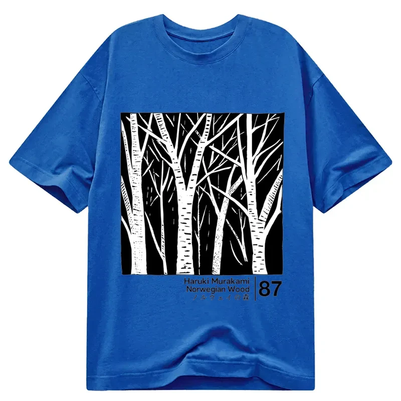 Modecanvas Norwegian Forest Japan DTG Printing Classic T-Shirt-modecanvas