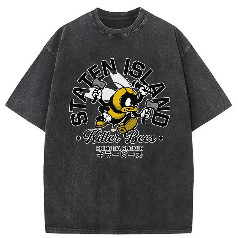 Modecanvas Killer Bees Japanese Washed T-Shirt
