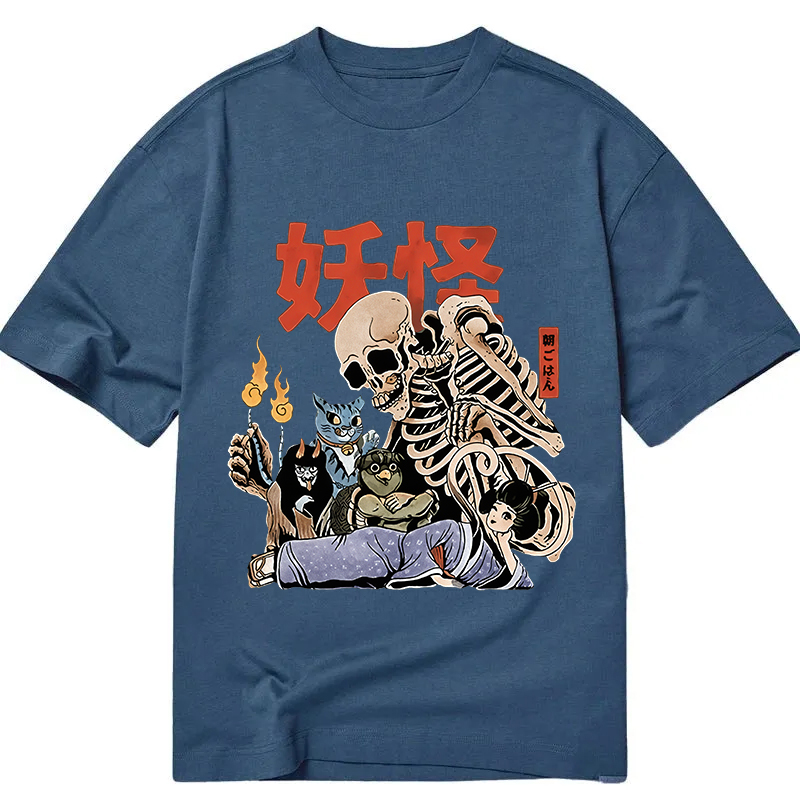 Modecanvas The Yokai Club DTG Printing Classic T-Shirt-modecanvas