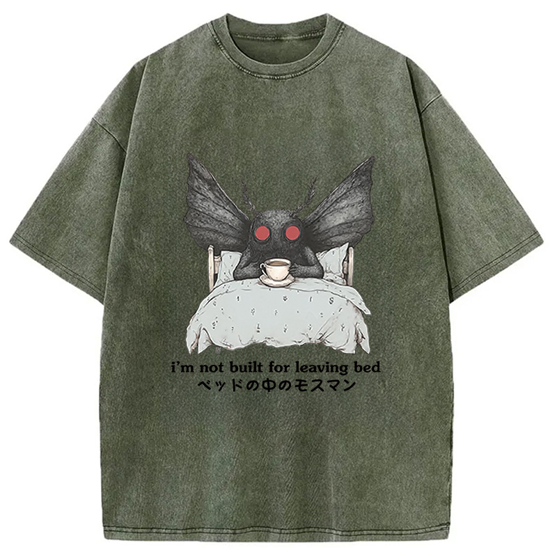 Modecanvas Mothman in Bed Washed T-Shirt