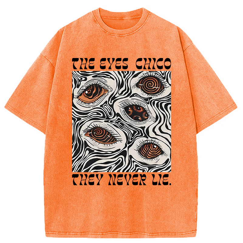 Modecanvas The Eyes Chico Washed T-Shirt