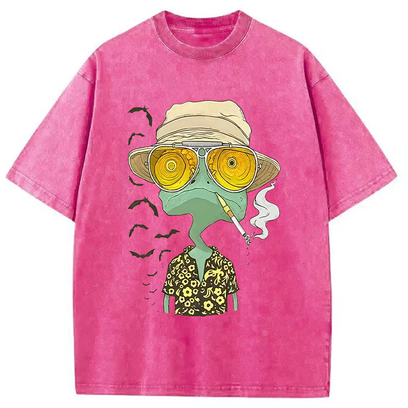 Modecanvas On Vacation Washed T-Shirt