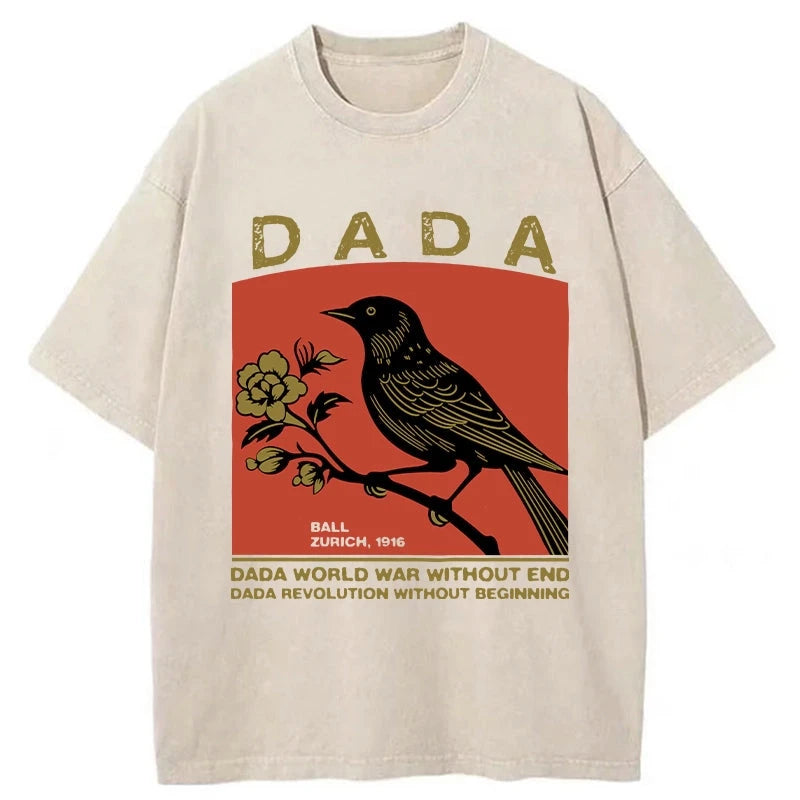 Modecanvas Revolution Without Beginning Washed T-Shirt