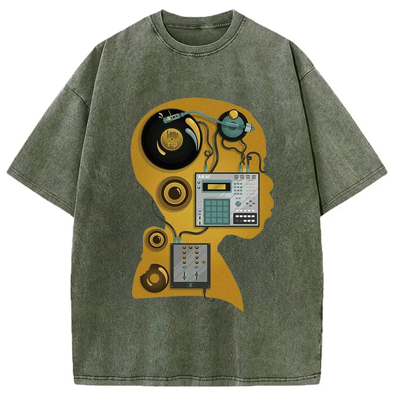 Modecanvas J Dilla DJ Washed T-Shirt