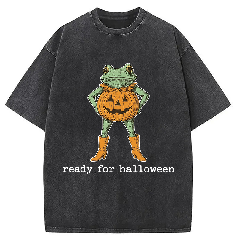 Modecanvas Ready for Hallowee Washed T-Shirt