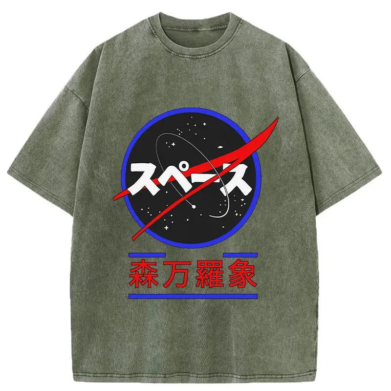 Modecanvas Japan Nasa Washed T-Shirt