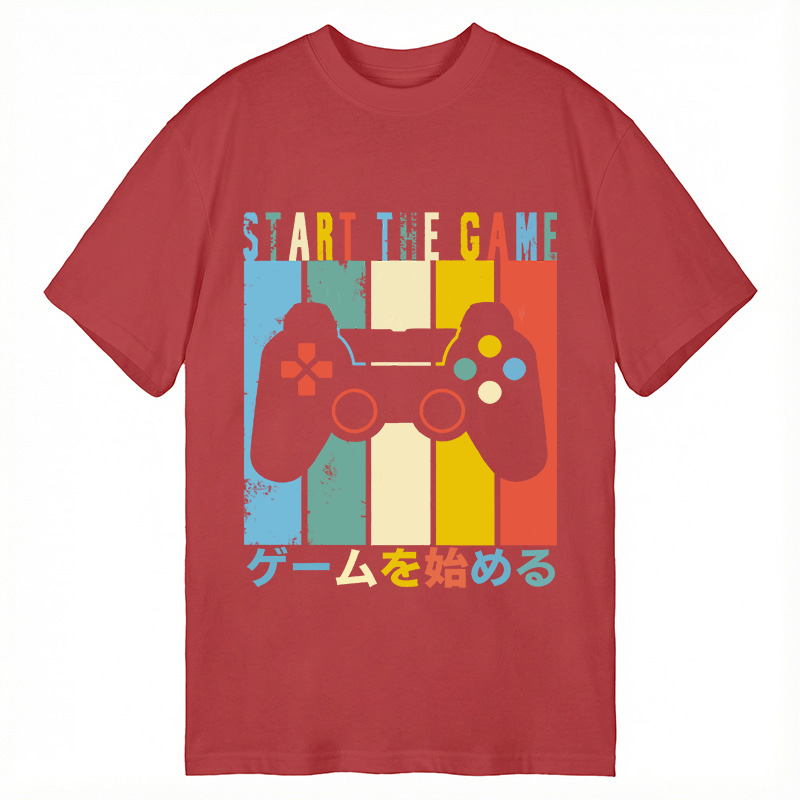 Modecanvas START THE GAME DTG Printing Classic T-Shirt-modecanvas