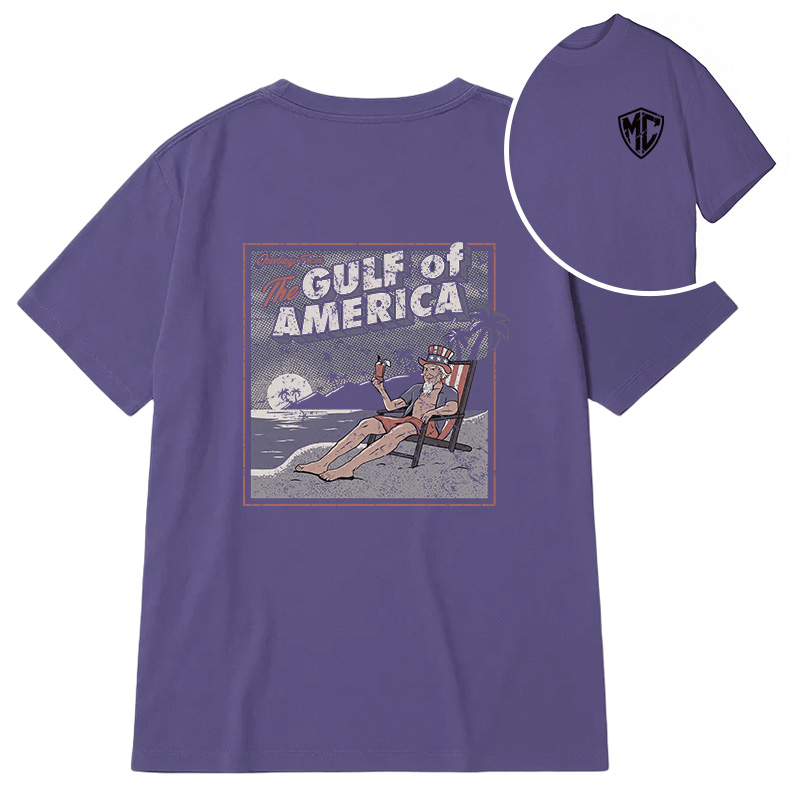 Modecanvas Greetings From The Gulf Of America DTG Printing Back Classic T-Shirt