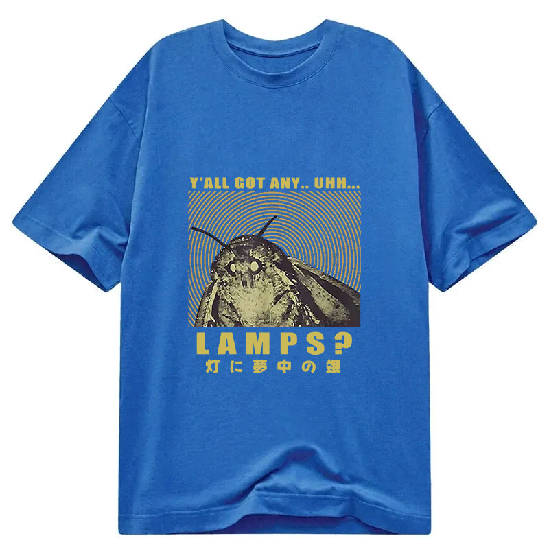 Modecanvas Moth Obsessed With The Light DTG Printing Classic T-Shirt-modecanvas