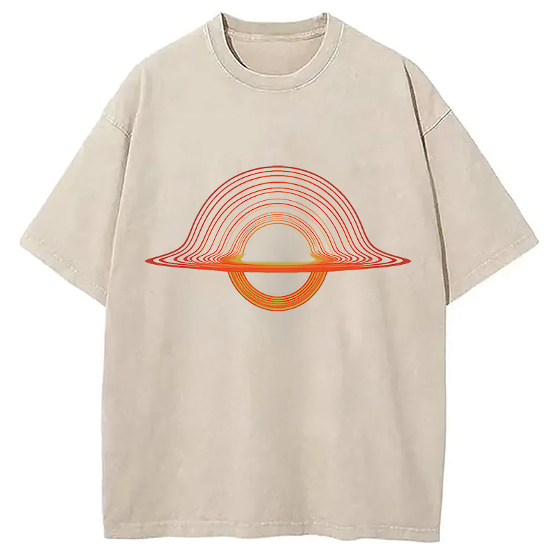 Modecanvas Planet Aperture Space Washed T-Shirt