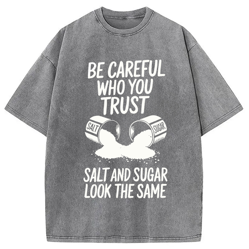 Modecanvas Be Careful DTG Printing Washed T-Shirt