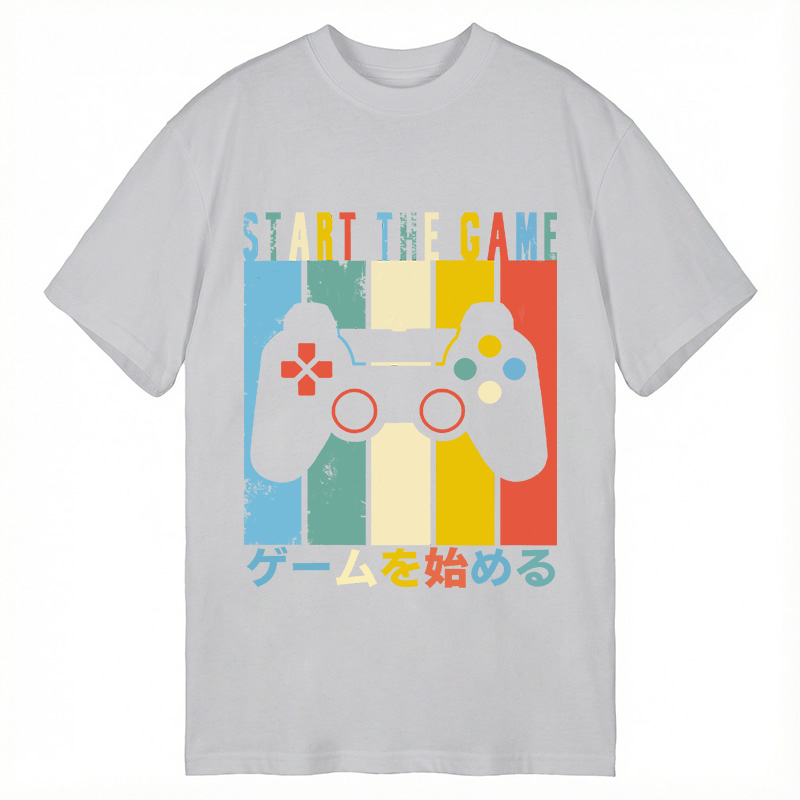 Modecanvas START THE GAME DTG Printing Classic T-Shirt-modecanvas