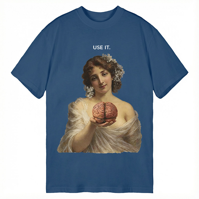Modecanvas Use Your Brain DTG Printing Classic T-Shirt-modecanvas
